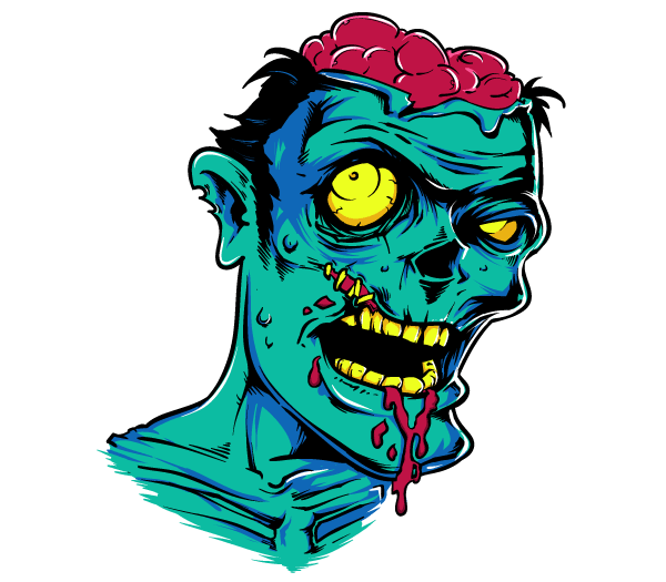 Free Zombie Vector Graphics | 123Freevectors