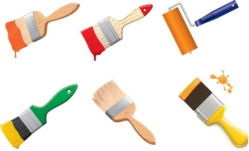 Free Paint Brushes Vector Graphic Free vector in Encapsulated ...