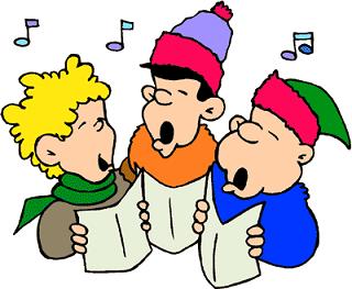 Free Christmas Carolers clipart