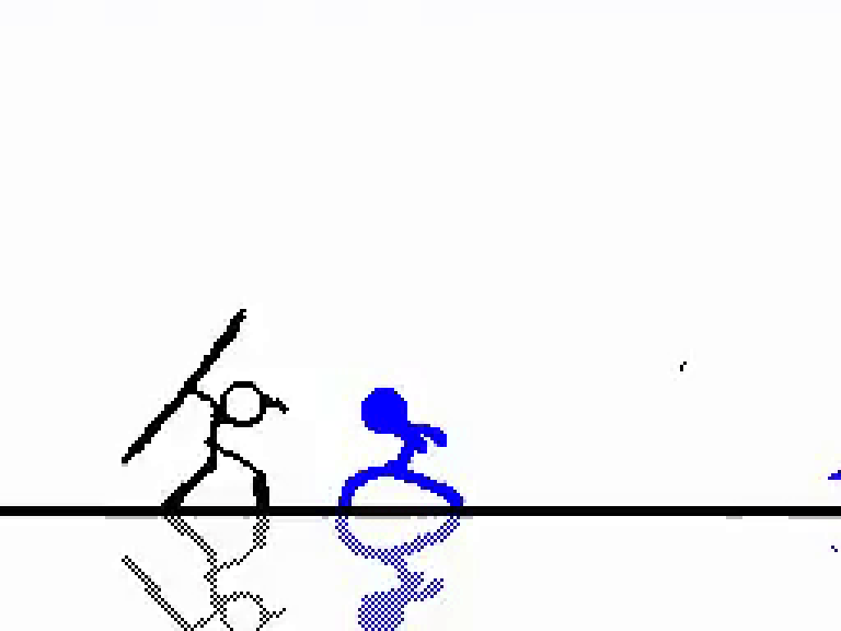 Animated Gif of the Week: Stick Figure Fight - Thinking Animation