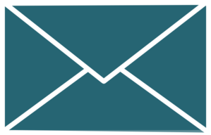 White Outline And Green Envelope Clip Art - vector ...