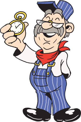 Train Conductor Clip Art, Vector Images & Illustrations