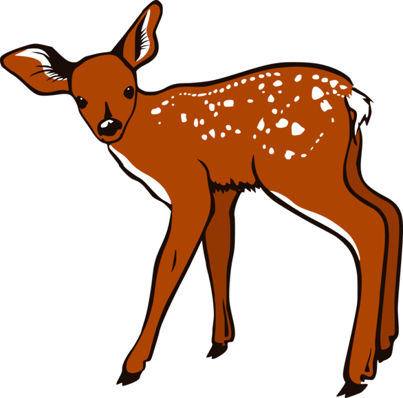 Public Domain Clip Art Image | Illustration of a deer | ID ...