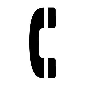 Stencils | Sign | Recreational Guide Symbol Stencils | Telephone ...