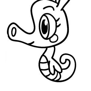 The Anatomy of Seahorse Coloring Page: The Anatomy of Seahorse ...