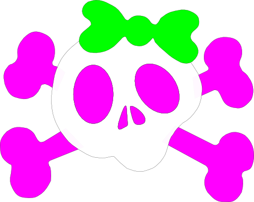 Girl Skull Clipart Royalty Free Public Domain Clipart