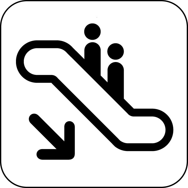 Escalator Symbol - ClipArt Best