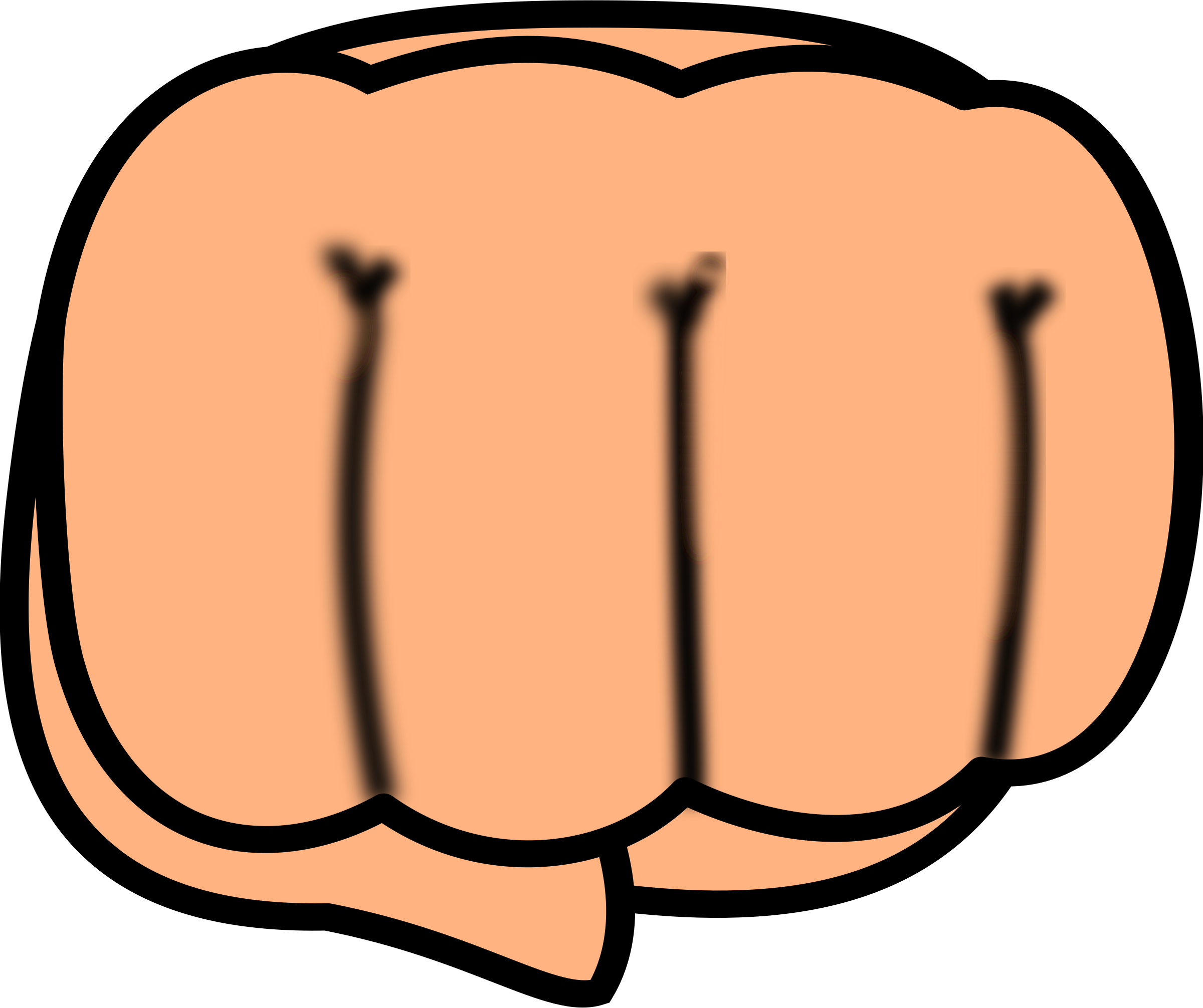 Clipart - chibi fist