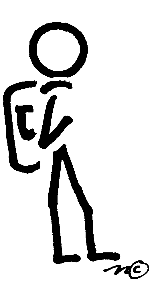 Stick Figure Man Clipart