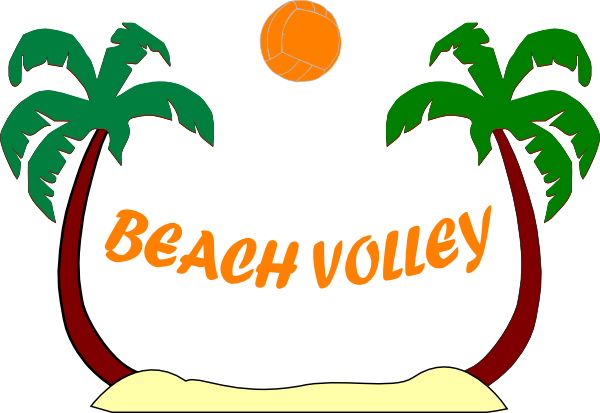 Beach Volleyball Clipart - Free Clipart Images