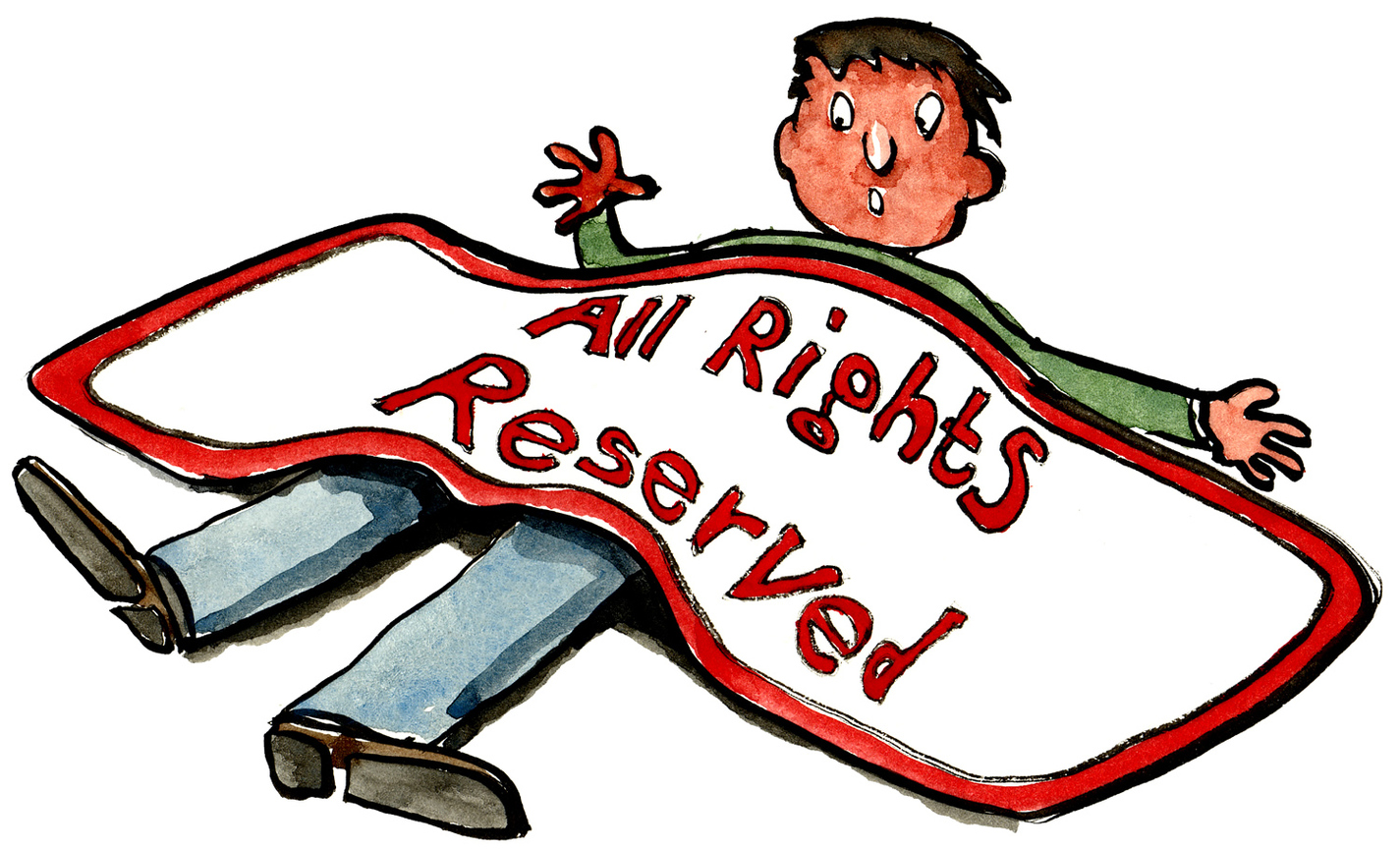My Free Drawings About Copyright And The Open Internet Art Clipart ...