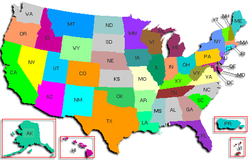 United States Map - ClipArt Best