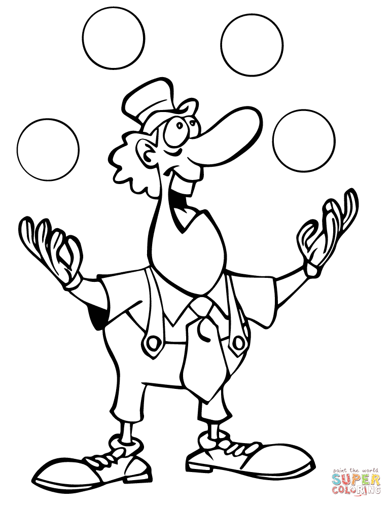 Circus Elephant coloring page | Free Printable Coloring Pages