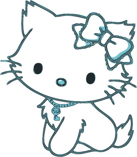 Hello Kitty Vector Clipart - Free to use Clip Art Resource