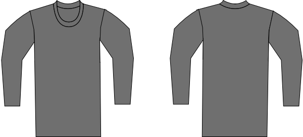Long Sleeve T-shirt Clipart