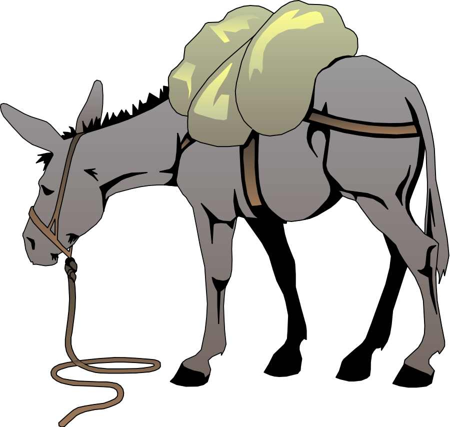 Free kicking donkey clipart clipart - Clipartix