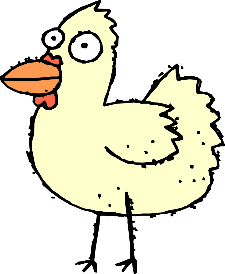 Funny Chicken Cartoon - ClipArt Best