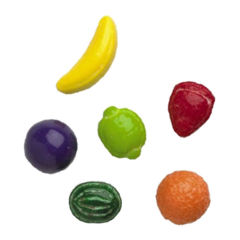 Nitwitz Fruit Shapes Pressed Candy - 3 LB Bulk Bag - All City Candy