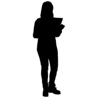 Silhouette Silhouettes Outline Outlines Shadow Shadows Woman Women ...