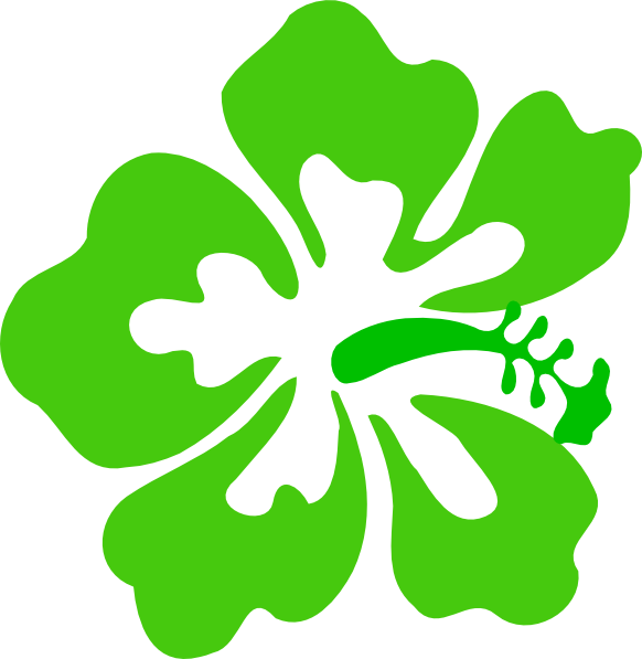 Tropical Flower Clip Art - Tumundografico