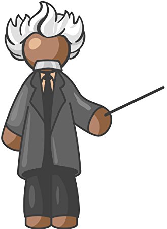 Amazon.com: CARTOON PROFESSOR ALBERT EINSTEIN GREY BLACK BROWN ...