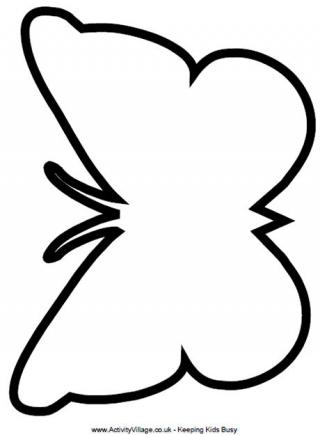 Simple Butterfly Template
