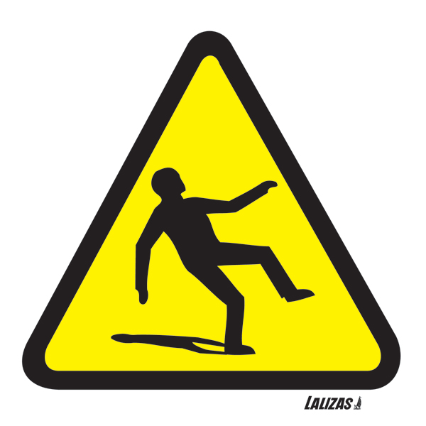 Slip And Fall Hazard Clipart