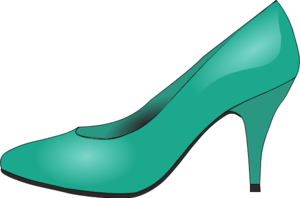 High Heels Woman Shoe - vector Clip Art