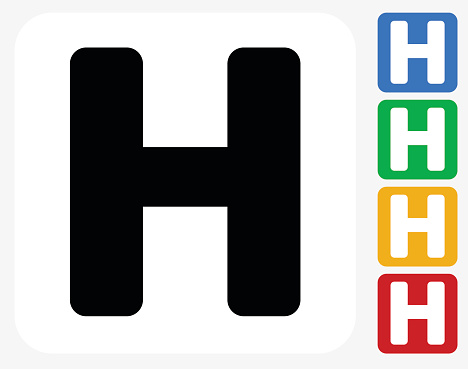 Letter H Clip Art, Vector Images & Illustrations