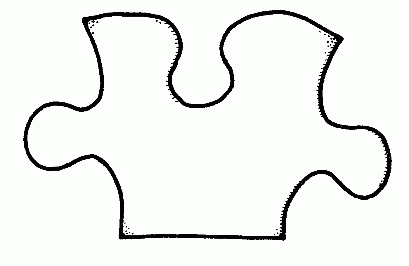 Puzzle Piece Coloring Page - AZ Coloring Pages