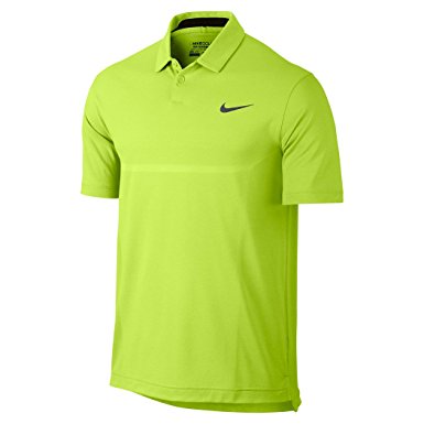 Amazon.com: Nike Golf Mens Engineered Dri-Fit Polo Shirt Volt ...