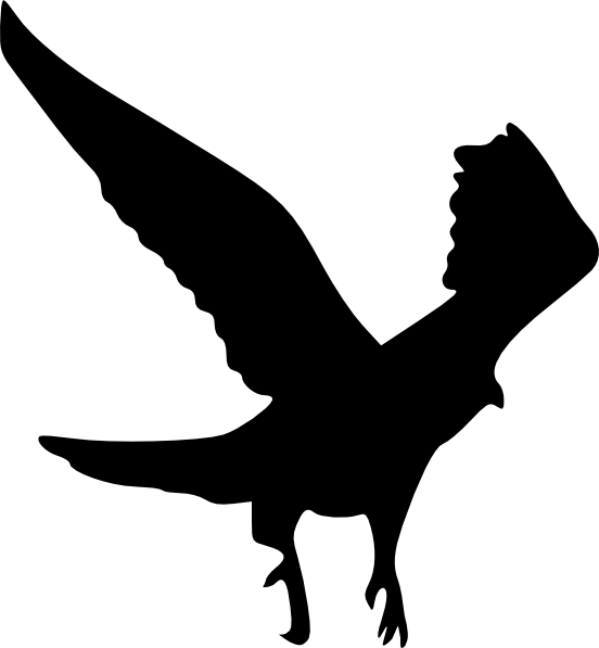 Flying Eagle Silhouette Clip Art