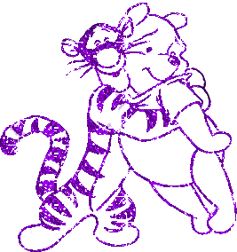 Winnie the pooh Glitter Graphics