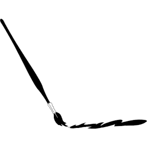 Artist paint brush clip art