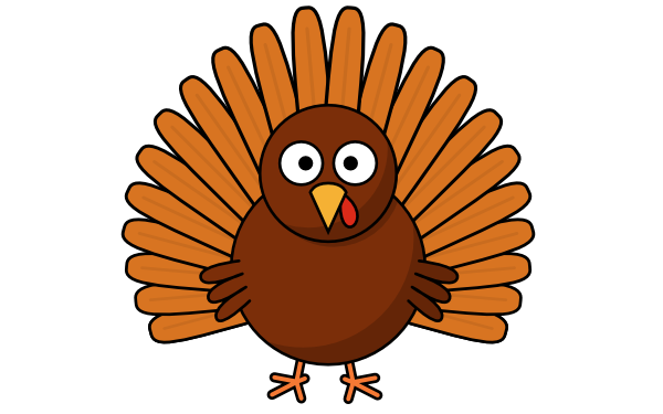 How to Draw a Cartoon Turkey | GoInkscape!