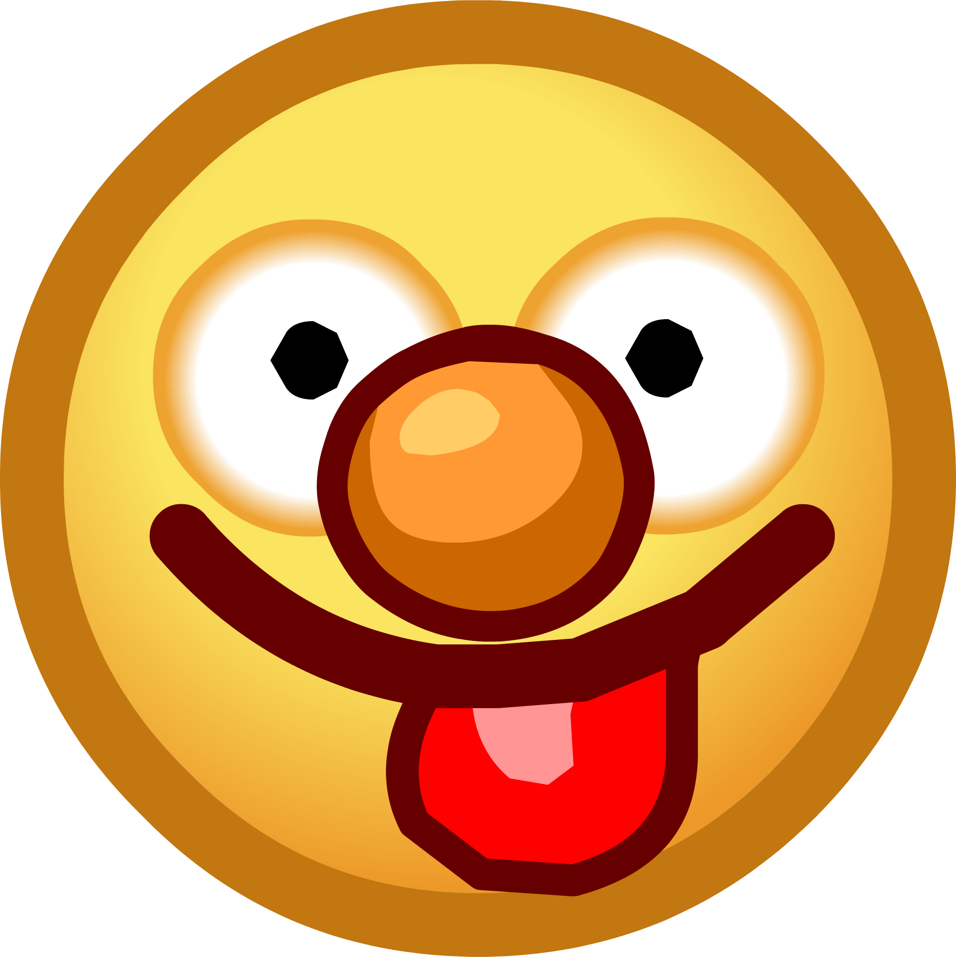 Smiley Face With Tongue Out Clipart