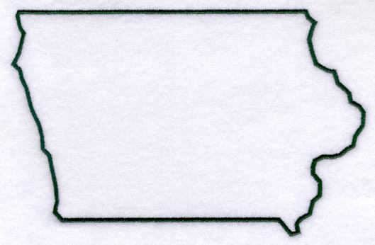 Gallery For &gt; Iowa Outline Clipart