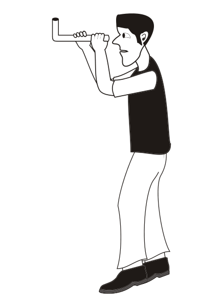 What is he doing? Clipart, vector clip art online, royalty free ...