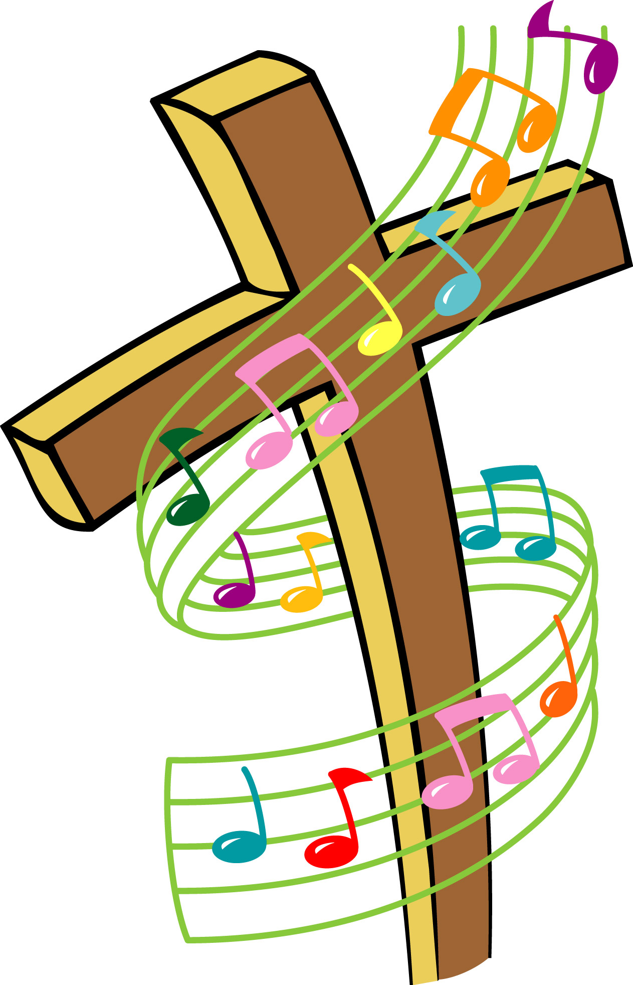 Pix For &gt; Christian Music Clip Art