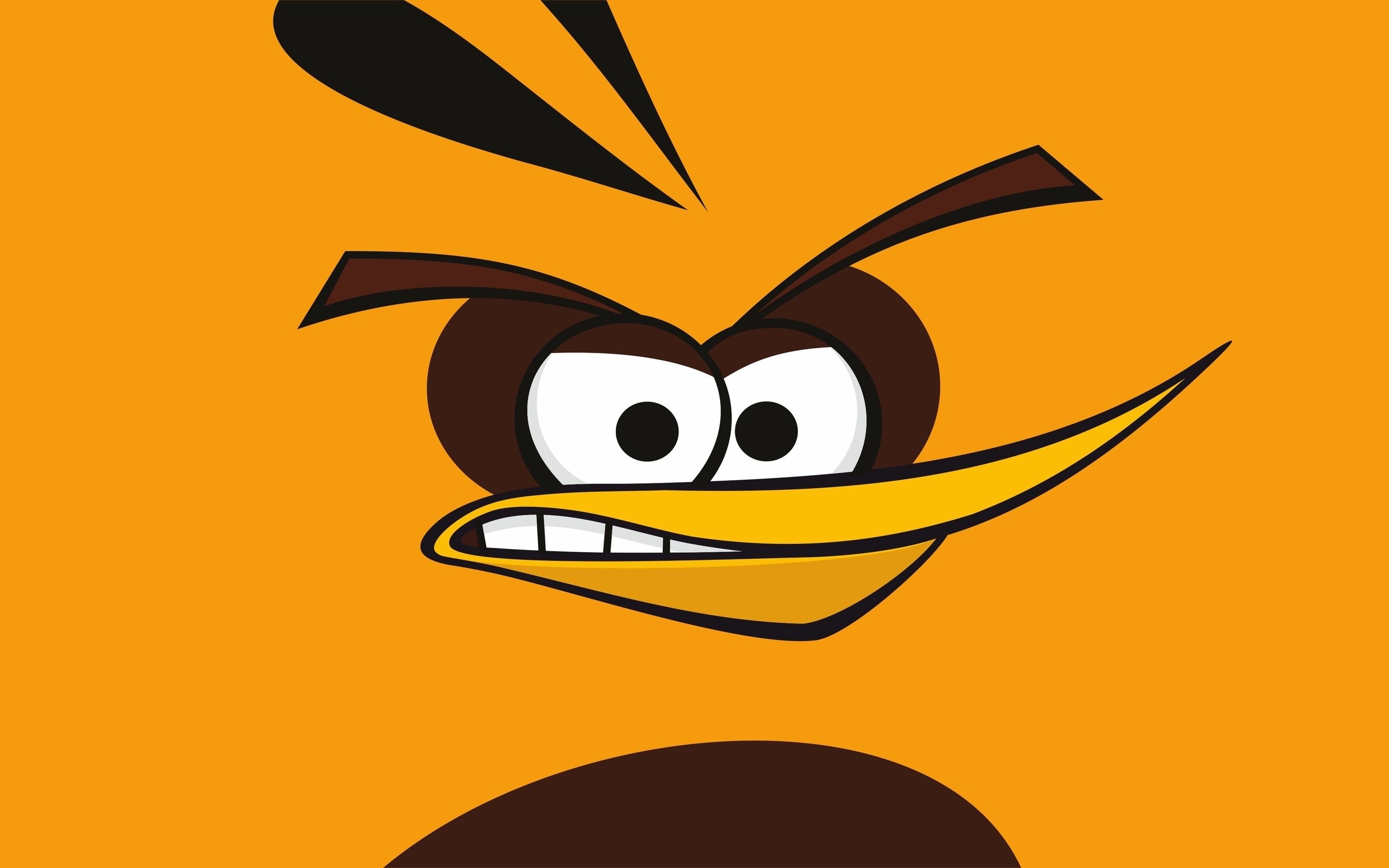 Orange Mad Face