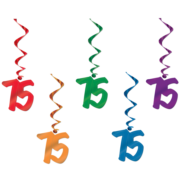 75th Birthday Clipart