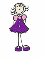 Sewn 4 You Designs~Stick Figure Embroidery Designs