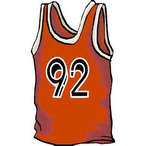 Sports jersey day clipart