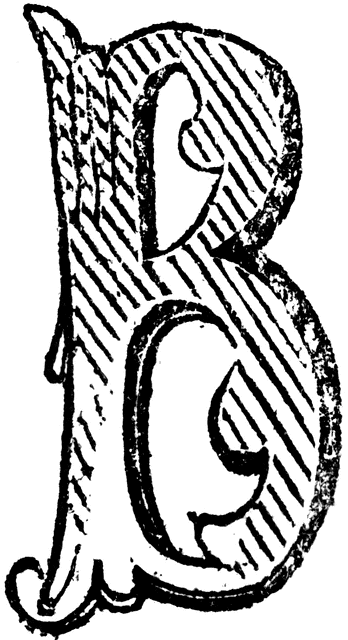 Decorative Letter B | ClipArt ETC