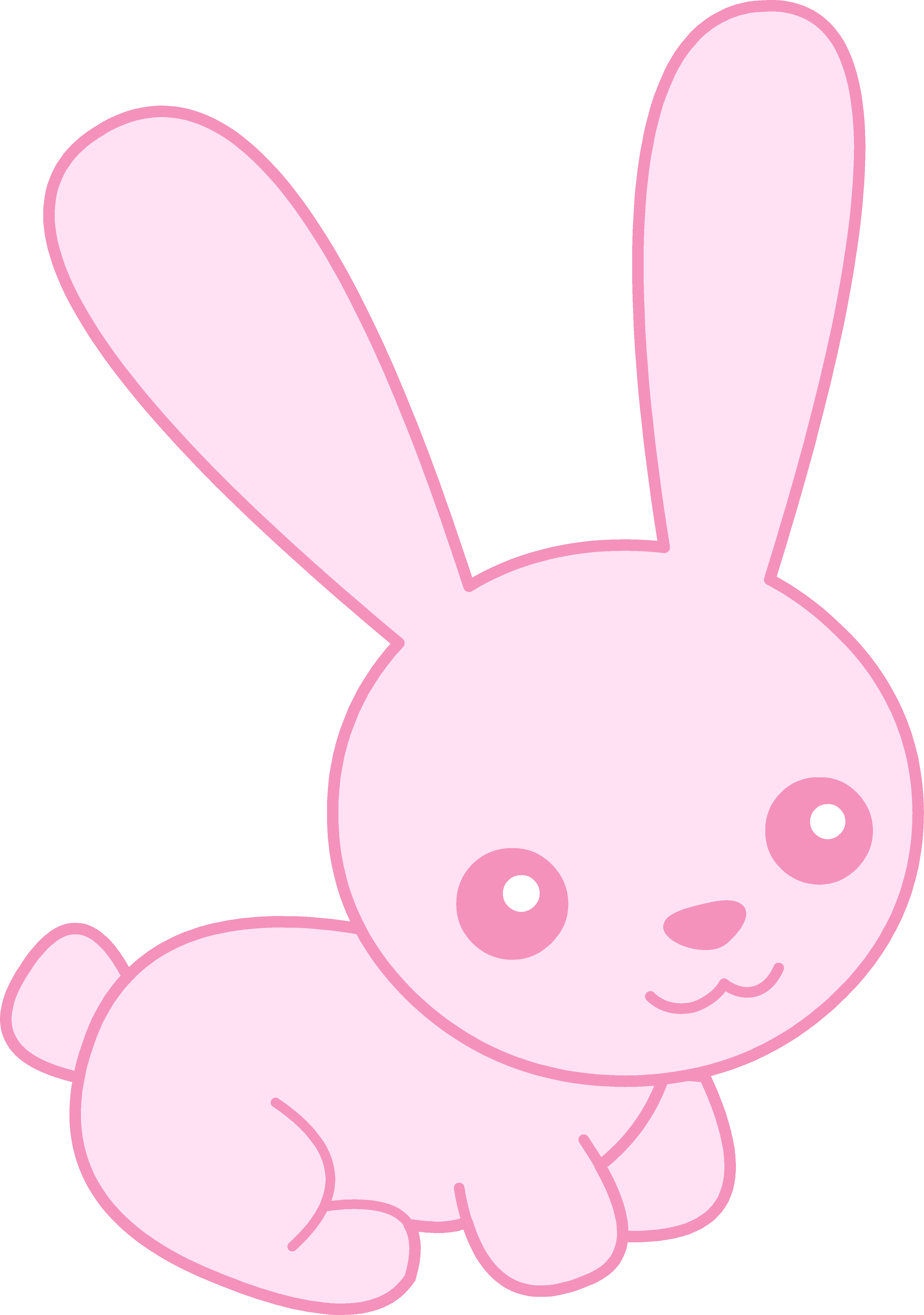 Baby bunny clipart