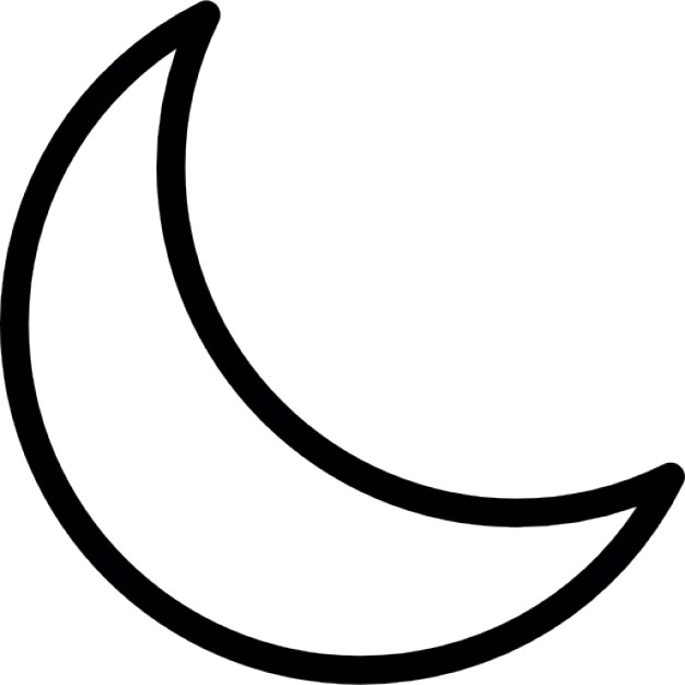 Crescent Moon Icons | Free Download