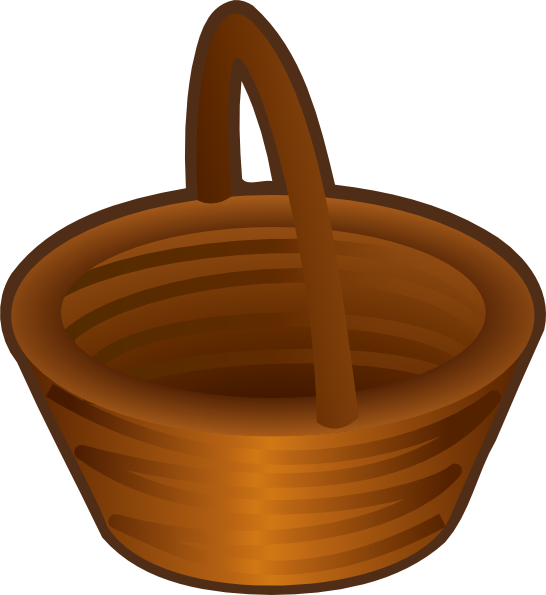 Brown Picnic Basket Clipart - Free Clipart Images
