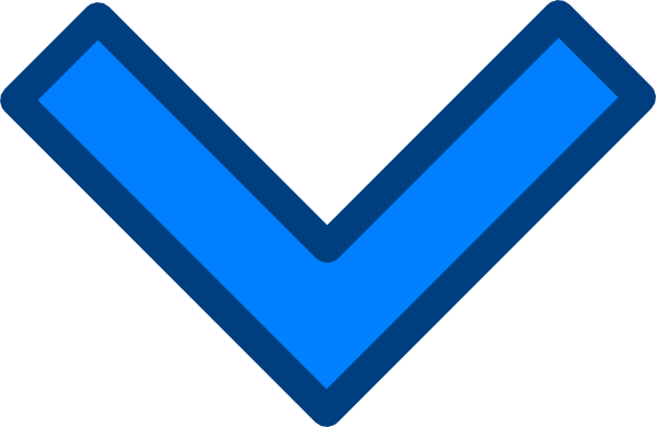 Arrow Blue Down Clip Art - vector clip art online ...