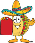 Cartoon Taco / Taco Clip Art / Mexican Food Clip Art / Mexican ...