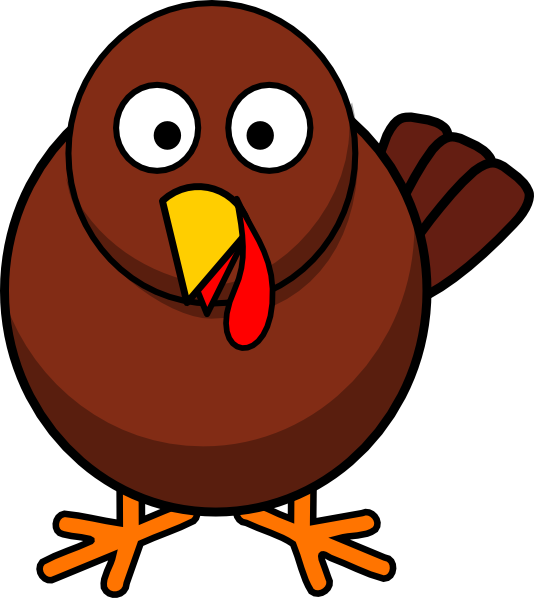 Round Turkey Clip Art clip art - vector clip art online, royalty ...